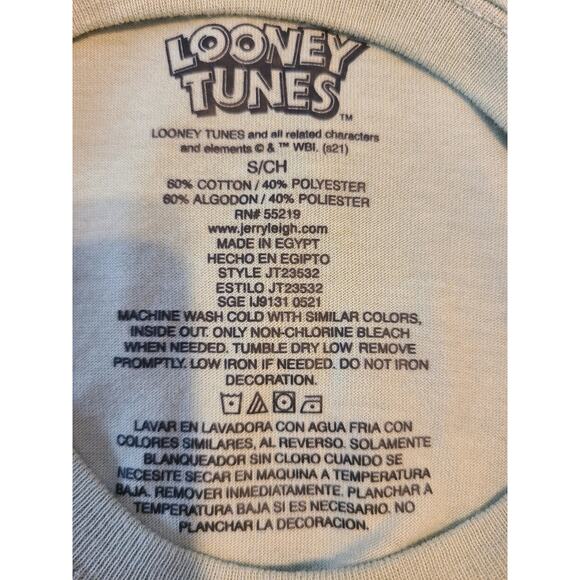 Looney tunes small womens sage long sleeve shirt - Picture 5 of 8